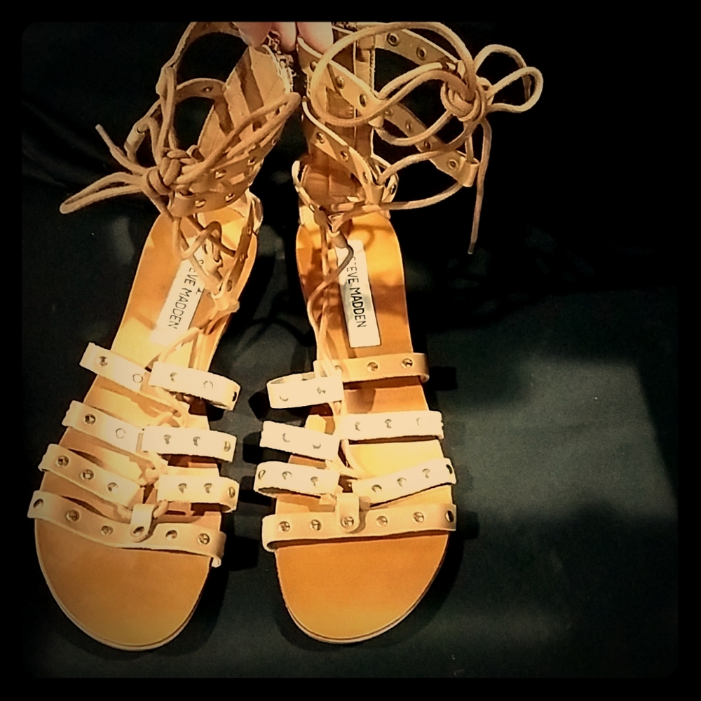 Steve Madden Gladiator Lace Up Sandals